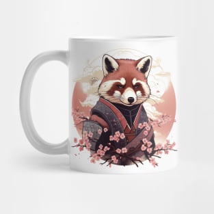 Red Panda Samurai Mug